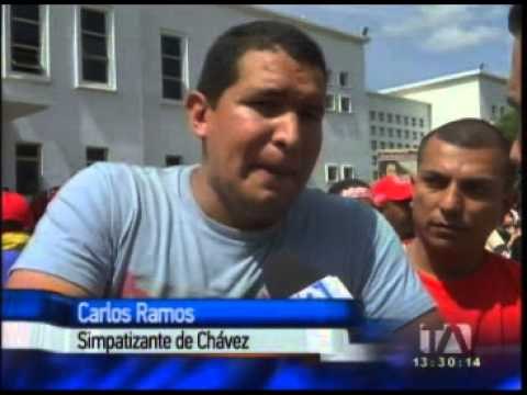 Miles de venezolanos expresan su último adiós a Chávez