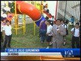 Presidente inauguró colegio réplica Aguirre Abad