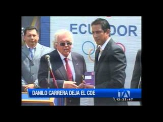 Renuncia presidente del Comité Olímpico Ecuatoriano (COE)
