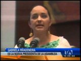 Gabriela Rivadeneira fue elegida como presidenta de la Asamblea Nacional del Ecuador