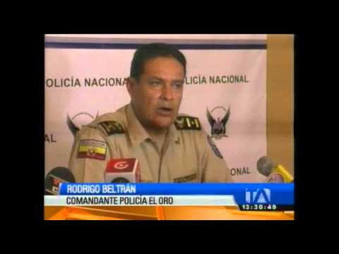 Incautan 20 kilos de cocaína en El Oro