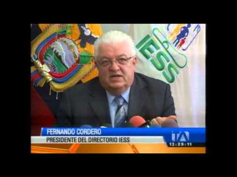 Fernando Cordero fue posesionado como presidente del Consejo Directivo del IESS