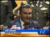 Autoridades nacionales presentan denuncia contra coronel Mario Pazmiño