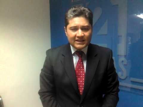 Avance 24 Horas 21/05/2013: Freddy Paredes