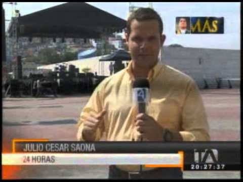 Esta tarde habrá posesión simbólica del Presidente Correa en Guayaquil