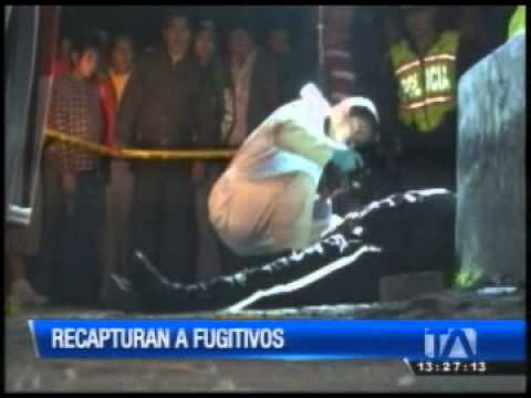 Recapturados los cuatro fugados del Centro de Infractores de Riobamba