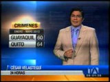 Crímenes y delitos disminuyen según autoridades