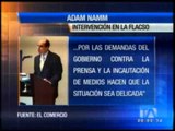 Declaraciones de Adam Namm generan rechazo del gobierno de Ecuador