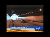 Hoy se cierran los túneles de San Diego, San Roque y San Juan por mantenimiento