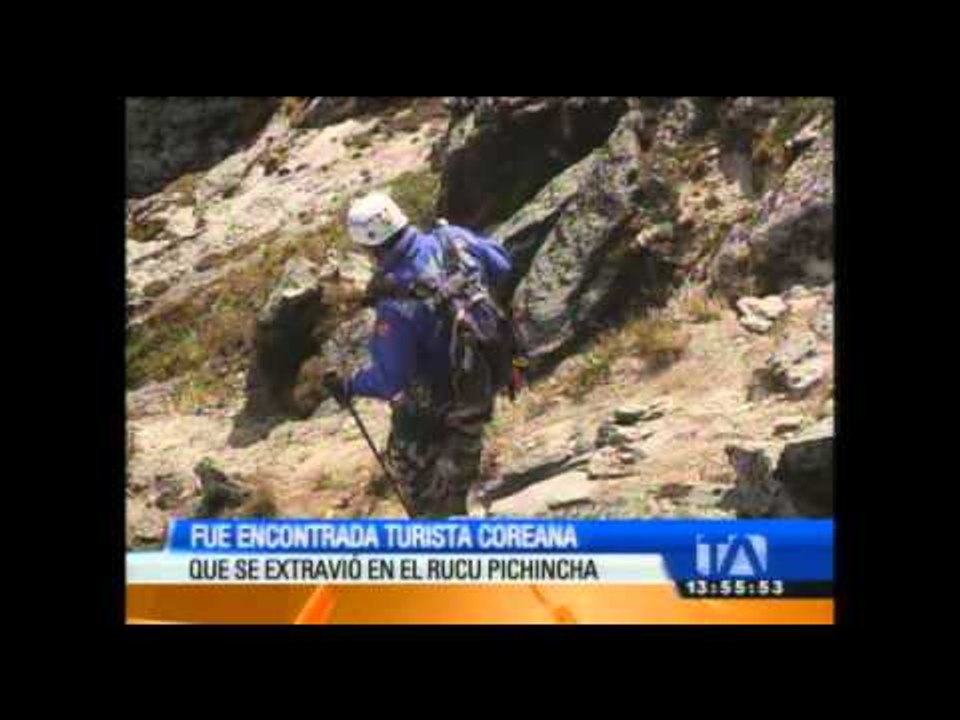 Ciudadana coreana extraviada en el Rucu Pichincha fue rescatada