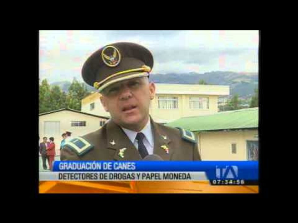 Este viernes 25 canes detectores de drogas se unieron a la Policía Nacional