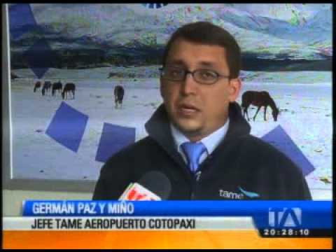 Aeropuerto de Cotopaxi incrementa sus operaciones