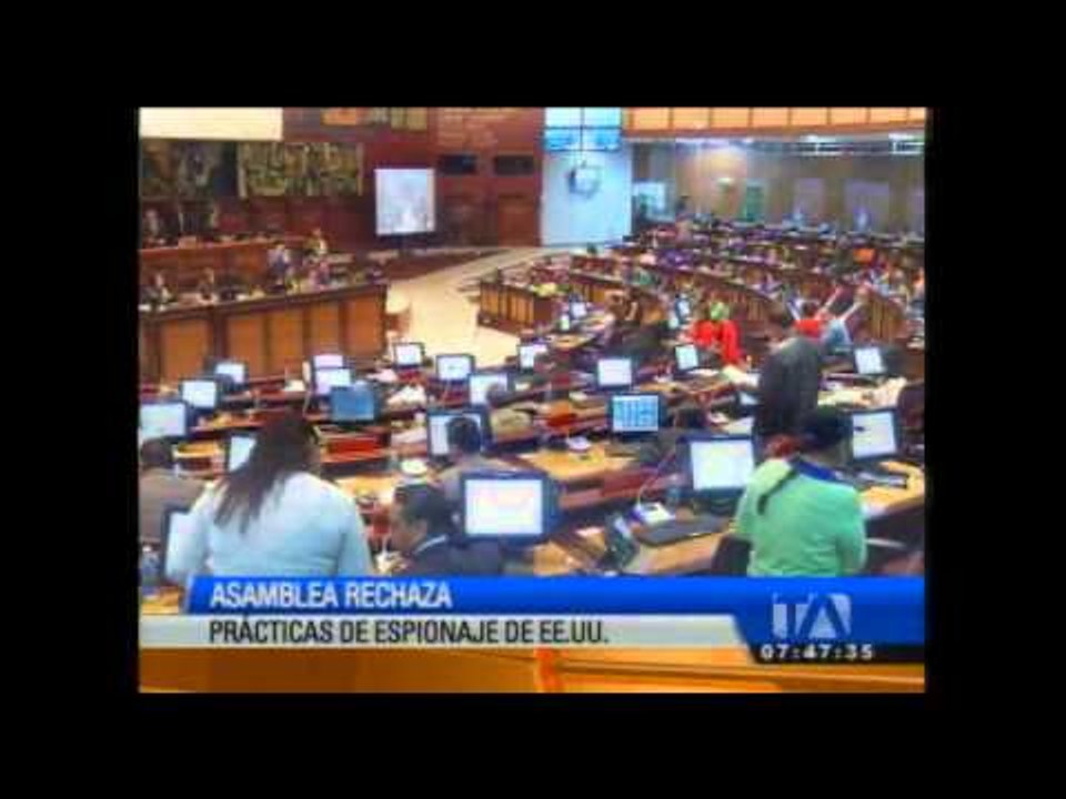 Asamblea Nacional rechaza espionaje de Estados Unidos