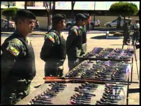 Más de 300 armas serán destruidas por el Ejército