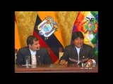 Ecuador y Bolivia firman varios acuerdos bilaterales