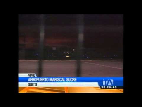 Así está el aeropuerto Mariscal Sucre mientras espera la llegada del 'Chucho' Benítez