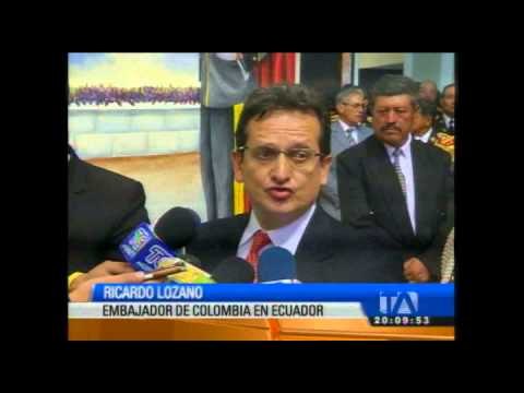 Embajador de Colombia en Ecuador lamentó la muerte del militar Diego Maldonado
