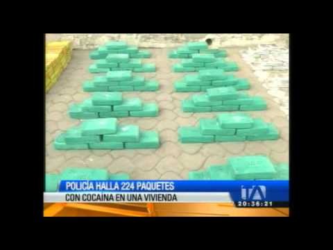 Policía encontró 250 bloques de droga en una vivienda de Guayaquil