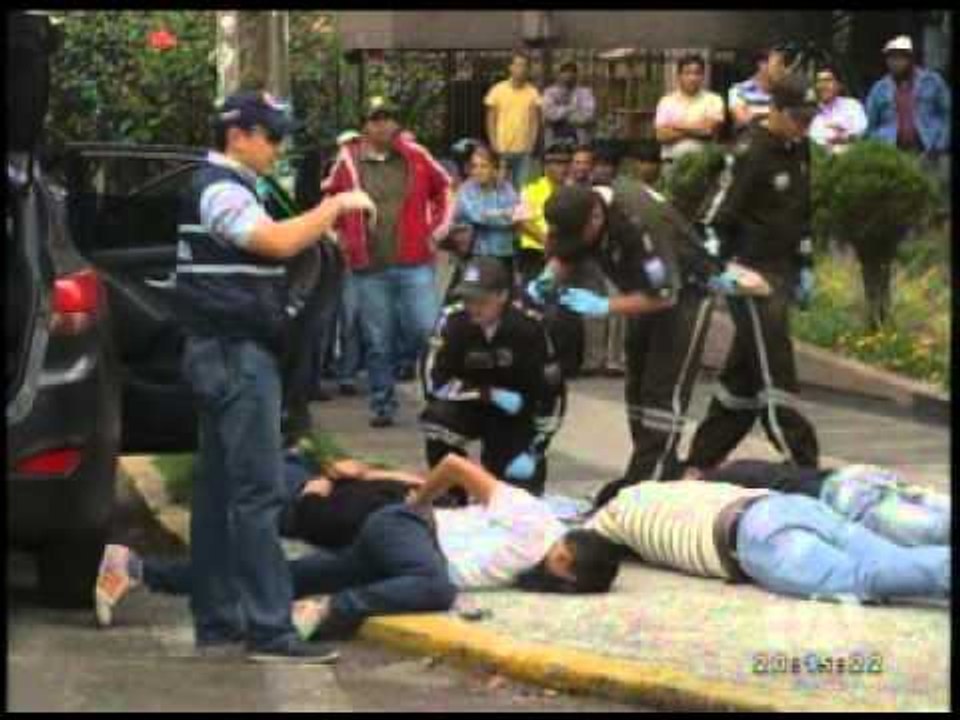 Detienen a supuestos sacapintas en Quito