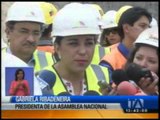 Avanzan las obras en el complejo legislativo