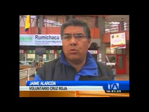 Cruz Roja de Ecuador y Colombia actúan en conjunto en pro de los afectados por el paro