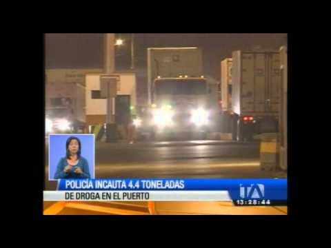Antinarcóticos decomisó 4.4 toneladas de droga en Guayaquil