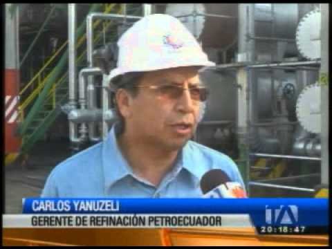 Continúan trabajos en la Refinería Esmeraldas