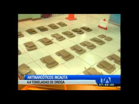 Antinarcóticos decomisó 4.4 toneladas de droga