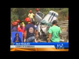 Tres fallecidos en un accidente de tránsito en la vía a Manabí