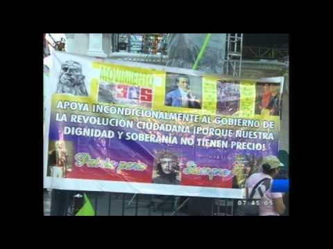 Colectivos ciudadanos se reúnen en Quito para conmemorar el tercer aniversario del 30-S