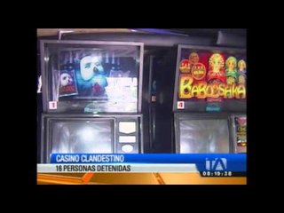 Un casino clandestino que funcionaba como restaurante en Quito fue clausurado