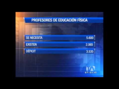 Instituciones educativas tienen un déficit de más de tres mil docente de educación física