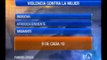 En Ecuador las cifras de violencia contra la mujer son alarmantes