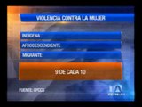 En Ecuador las cifras de violencia contra la mujer son alarmantes