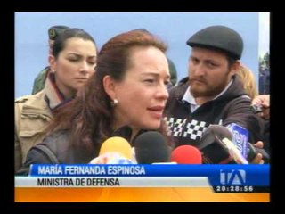 Ministra de Defensa visita Instituto Espacial Ecuatoriano