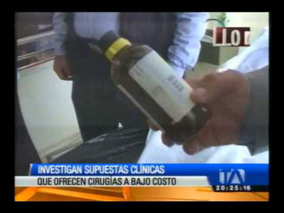 ¡Alerta! Clínicas en deplorable estado ofrecen cirugías plásticas a mitad de precio