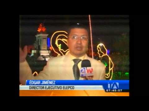 Luces y villancicos encienden la navidad en Latacunga