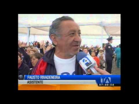 Más de tres mil adultos mayores fueron agasajados por el Municipio de Quito