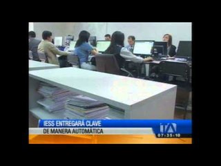 IESS entregará clave personal de acceso al sistema de manera automática