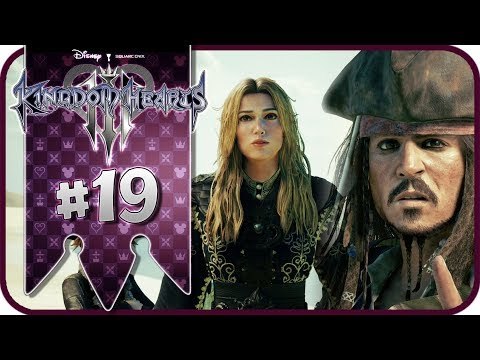 Kingdom Heart 3 Walkthrough Part 19 ((PS4)) English - No Commentary - Pirates of the Caribbean