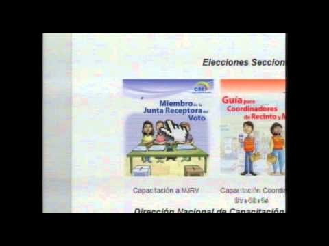 Los miembros de las juntas receptoras del voto podrán capacitarse en línea