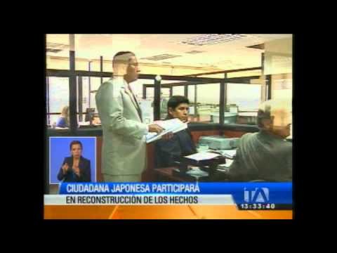 Esposa de ciudadano japonés asesinado en Guayaquil participará en la reconstrucción de los hechos