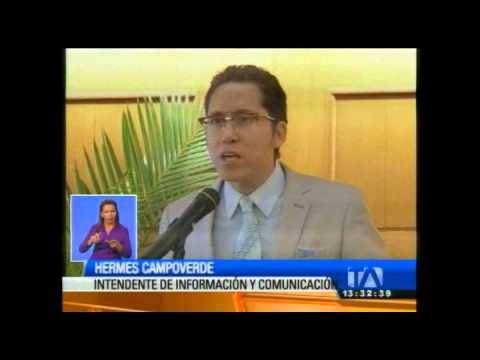 Hermes Campoverde fue posesionado como Intendente Regional de Información