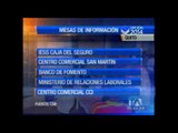CNE ubicó en Quito mesas de información para que consulte su reciento electoral