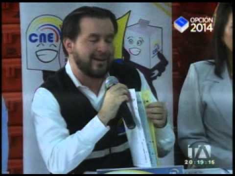 El CNE presentó los equipos que se usarán para el conteo rápido