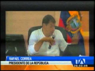 Correa habla sobre crisis en salud