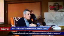 Bucak Kaymakamı Sezgin Şehir şebekesinde bulunan bakterilerle mücadele ediyoruz