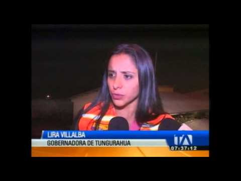 Ceniza del volcán Tungurahua afecta a varias provincias del país