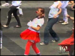 Flashmob en la Plaza del Teatro