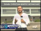 Avanza construcción del estadio Christian Benítez